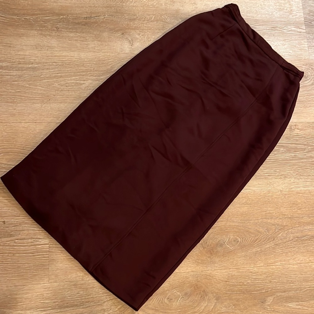 Vintage plum maxi skirt